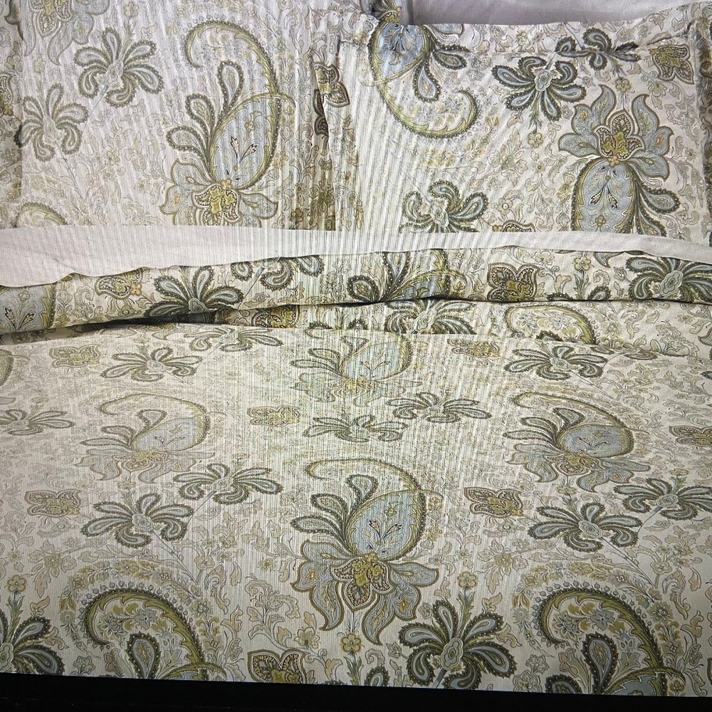 Pottery Barn Charlie Duvet Set (King)